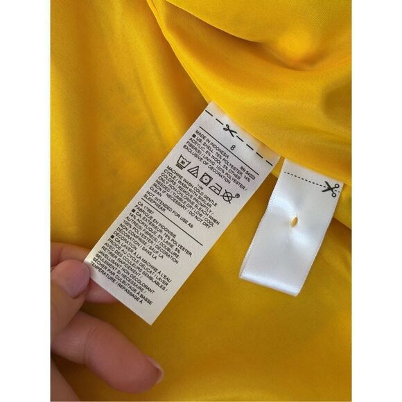 Janie and Jack Bouclé Balloon Sleeve Jacket size 8 Girls Golden Rod Yellow - Picture 7 of 8